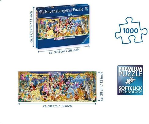 Ravensburger Disney Panoramic Jigsaw Puzzle (1000 Piece) in Saudi Arabia