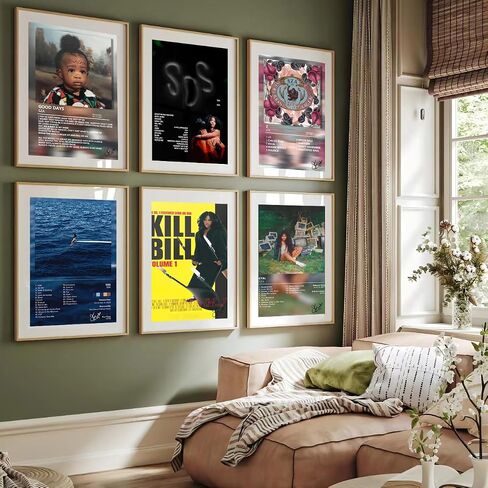 AUHOAZ SZA Posters 6PCS Album Cover Posters Music Posters for Room Aesthetic,Unframe 8x12inch,Set Of 6 in Saudi Arabia
