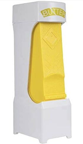 One Click Butter Cutter with Stainless Steel Blade (multi-size) Yellow Accommodates Both Standard & Wider butter sticks in Saudi Arabia