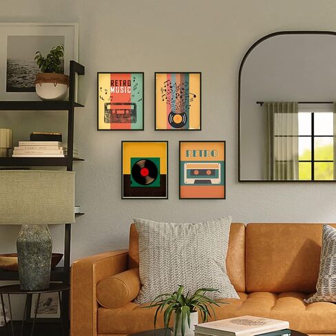 SUPERDANT 6 PCS Retro Coffee Canvas Prints Wall Art Pictures Coffee Bar Wall Decor Coffee Sign Kitchen Canvas Wall Art for Modern Home Dining Room Decorative Bakery Cafe Restaurant Wall Decor in Saudi Arabia