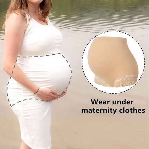 ملابس داخلية للحمل من Yeshape مزخرفة بالدانتيل بدون خياطة عالية الخصر فوق الصدمات in Kuwait