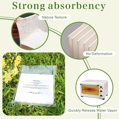 ورق نشاف ميفانكا لضغط الزهور. حزمة من 6 ورقات (7 * 7 بوصة) in Kuwait