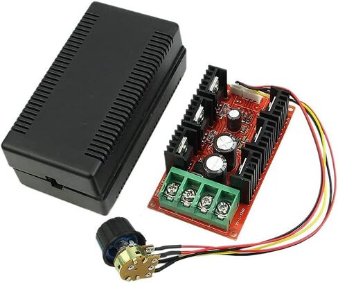 1 قطعة 2000 واط 10-50 فولت ماكس 40A PWM وحدة تحكم في سرعة محرك التيار المستمر محافظ HHO RC تحكم قابل للتعديل متغير السرعة التبديل in Kuwait