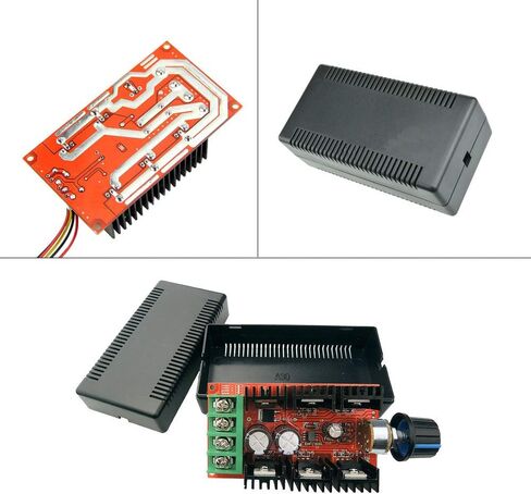 1 قطعة 2000 واط 10-50 فولت ماكس 40A PWM وحدة تحكم في سرعة محرك التيار المستمر محافظ HHO RC تحكم قابل للتعديل متغير السرعة التبديل in Kuwait