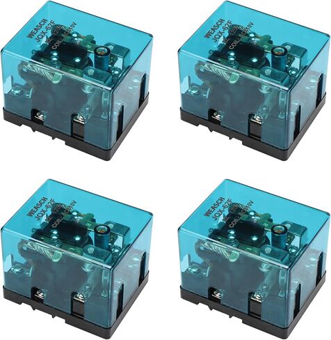 مرحل عالي الطاقة JQX-62F-2Z، جهد الملف AC 110V 120A، DPDT 2NO 2NC، مرحل كهرومغناطيسي، حامل السكك الحديدية 35 مم (AC 110V، 1) in Saudi Arabia