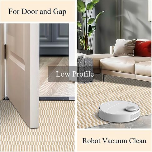Hallway Runner Rug, 2' x 5' Soft Washable Tan Boho Carpet Runner Kitchen Indoor Hand-Woven Natural Cotton Striped Rug for Bedroom Bathroom Entryway Front Door Farmhouse Laundry Room in Saudi Arabia
