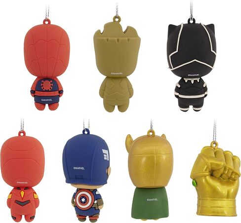 Hallmark Marvel Super Heroes Series Mystery Christmas Ornaments,Plastic, Set of 2 (0003HCM1161) in Saudi Arabia