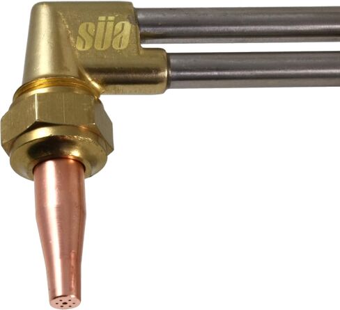 SÜA - Medium Duty Oxy-Fuel Torch with Check Valves, Cutting, Heating and Welding Tips (Acetylene) - Compatible with Victor in Saudi Arabia