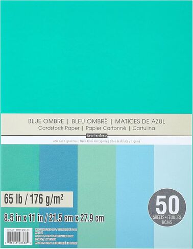Mint Hues 8.5"; x 11"; Cardstock Paper by Recollections™, 50 Sheets in Kuwait
