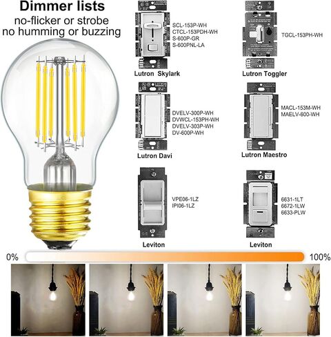 Dimmable E26 led Bulb 6W Equal 60 watt Vintage LED Edison Bulb AC120V A15 LED Bulb for Ceiling Fan Light Bulbs,Appliance Bulb and Refrigerator Light Bulb 600LM Clear Medium 6Pack (Soft white 3000k) in Saudi Arabia