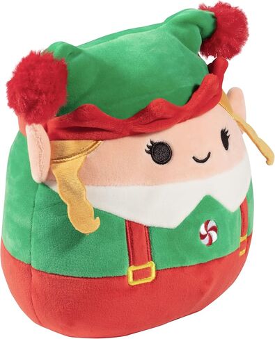 Squishmallows 8" Bartie The Christmas Elf - Official Kellytoy Holiday Plush - Soft and Squishy Stuffed Animal Toy - Great Gift for Kids, Boys, & Girls in Saudi Arabia