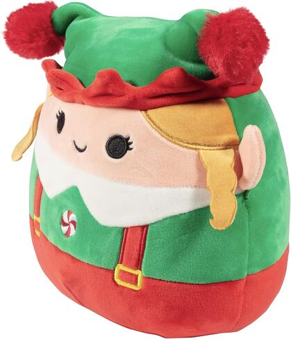 Squishmallows 8" Bartie The Christmas Elf - Official Kellytoy Holiday Plush - Soft and Squishy Stuffed Animal Toy - Great Gift for Kids, Boys, & Girls in Saudi Arabia