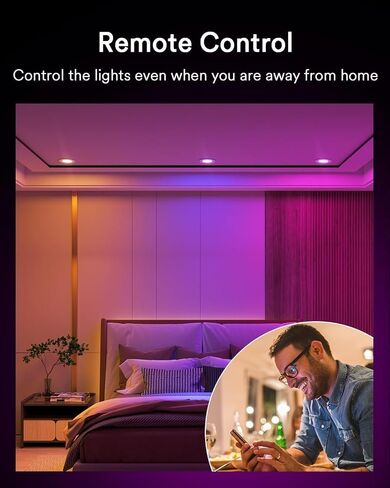 Lumary Integrated Smart Recessed Lighting 6 Inch with Junction Box 13W 1000LM Canless WiFi Downlight RGBCW Color Changing Wafer Light Work with Alexa/Google Assistant, 1PCS in Saudi Arabia