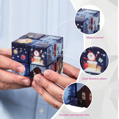 صندوق ألغاز الأطفال: مكعبات إنفينيتي ثلاثية الأبعاد، صناديق ألغاز ثلاثية الأبعاد، مكعبات بناء، مكعبات سحرية، أدوات رائعة، هدايا عيد ميلاد للأعمار 8 9 10 11 12 13+ سنة للأولاد والبنات والمراهقين والبالغين in Kuwait