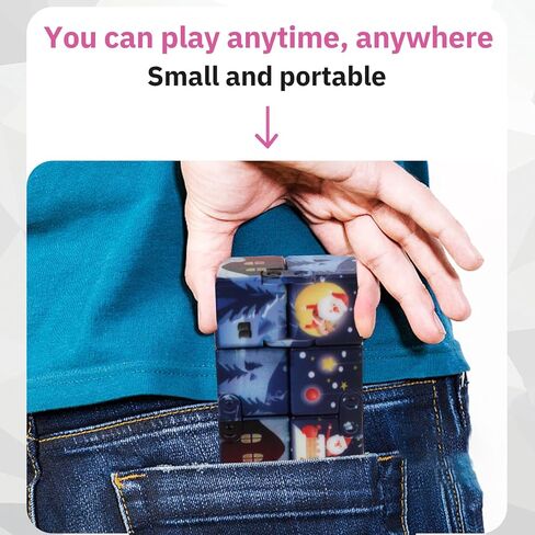 صندوق ألغاز الأطفال: مكعبات إنفينيتي ثلاثية الأبعاد، صناديق ألغاز ثلاثية الأبعاد، مكعبات بناء، مكعبات سحرية، أدوات رائعة، هدايا عيد ميلاد للأعمار 8 9 10 11 12 13+ سنة للأولاد والبنات والمراهقين والبالغين in Kuwait