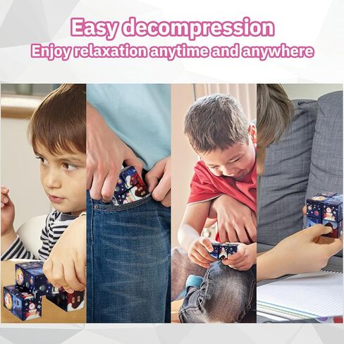 صندوق ألغاز الأطفال: مكعبات إنفينيتي ثلاثية الأبعاد، صناديق ألغاز ثلاثية الأبعاد، مكعبات بناء، مكعبات سحرية، أدوات رائعة، هدايا عيد ميلاد للأعمار 8 9 10 11 12 13+ سنة للأولاد والبنات والمراهقين والبالغين in Kuwait