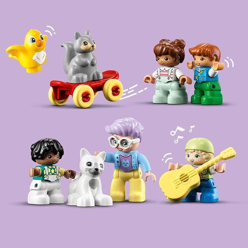 LEGO DUPLO 3in1 Tree House 10993 Creative Building Toy for Toddlers, Includes 8 Figures for Teaching Social Skills, Playing Together and Group Play, Great Birthday Gift for Kids in Saudi Arabia