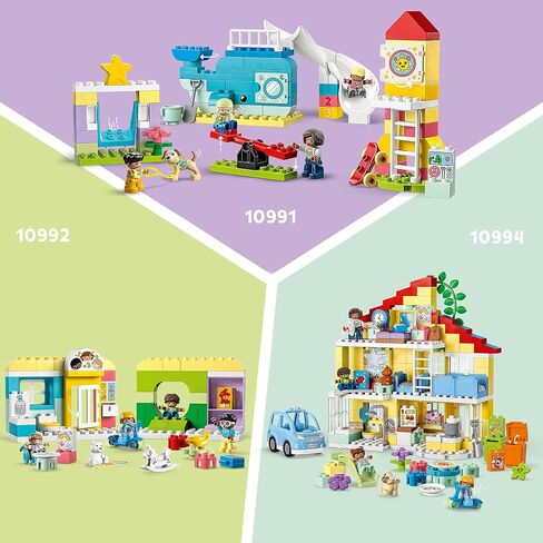 LEGO DUPLO 3in1 Tree House 10993 Creative Building Toy for Toddlers, Includes 8 Figures for Teaching Social Skills, Playing Together and Group Play, Great Birthday Gift for Kids in Saudi Arabia