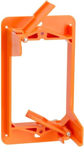 Cmple - Low Voltage Mounting Bracket 1 Gang Multipurpose Drywall Mounting Wall Plate Bracket – Single Gang in Saudi Arabia