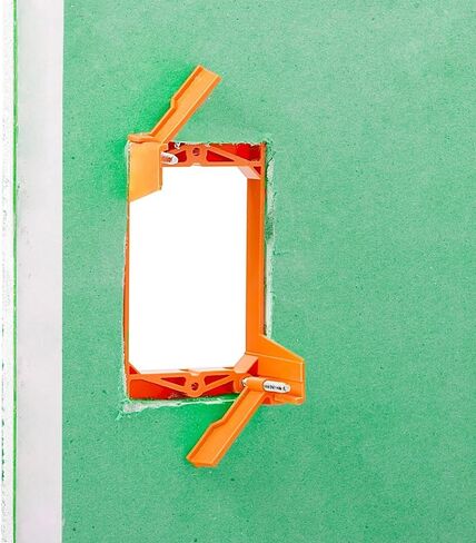 Cmple - Low Voltage Mounting Bracket 1 Gang Multipurpose Drywall Mounting Wall Plate Bracket – Single Gang in Saudi Arabia