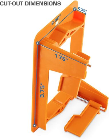 Cmple - Low Voltage Mounting Bracket 1 Gang Multipurpose Drywall Mounting Wall Plate Bracket – Single Gang in Saudi Arabia
