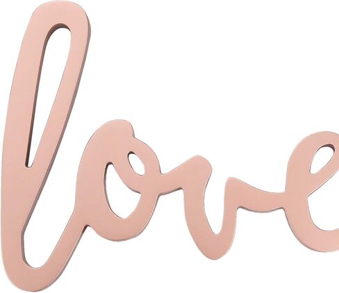 ديكور حائط/تعليق على الحائط من الخشب الذهبي الوردي من Lambs & Ivy Signature Loved in Kuwait