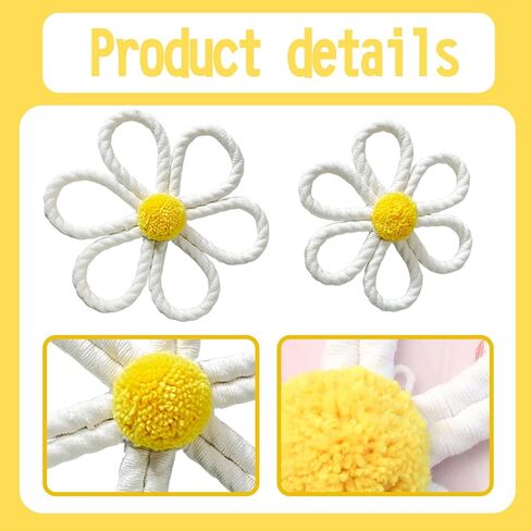 ديكور حائط على شكل زهرة الأقحوان من Ereniko Boho لغرفة نوم الفتيات وغرفة الأطفال وغرفة المعيشة وغرفة المعيشة in Kuwait