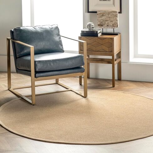 nuLOOM Orsay Casual Sisal Area Rug, 6' Round, Beige in Saudi Arabia
