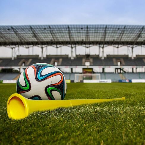 Windy City Novelties Orange World Cup Collapsible Stadium Horn | 28" | Team Spirit Football Sports Fans Supplies Noisemakers Sport Events Air Horn in Kuwait