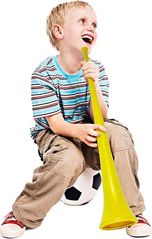 Windy City Novelties Orange World Cup Collapsible Stadium Horn | 28" | Team Spirit Football Sports Fans Supplies Noisemakers Sport Events Air Horn in Kuwait