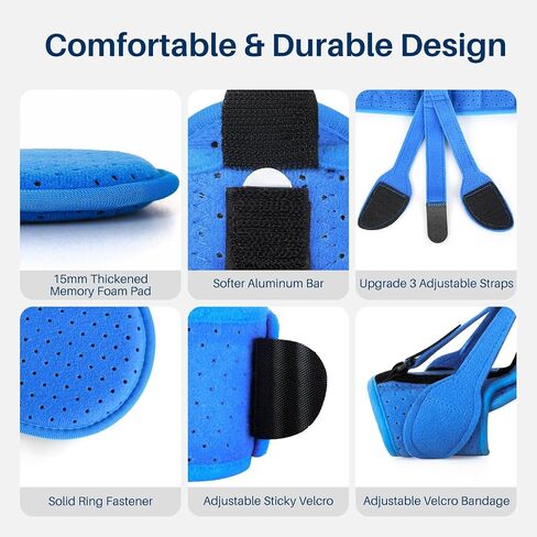 Plantar Fasciitis Night Splint, 2024 Upgraded Adjustable Plantar Fasciitis with Massage Ball for Foot Pain Relief by Plantar Fasciitis Achilles Tendonitis Foot Drop, Achilles Tendonitis in Saudi Arabia