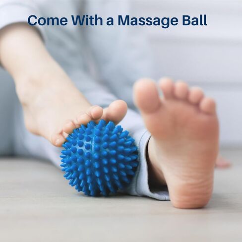 Plantar Fasciitis Night Splint, 2024 Upgraded Adjustable Plantar Fasciitis with Massage Ball for Foot Pain Relief by Plantar Fasciitis Achilles Tendonitis Foot Drop, Achilles Tendonitis in Saudi Arabia