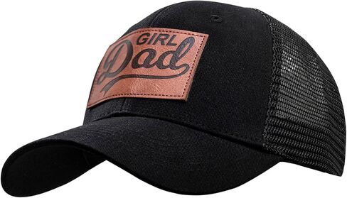 قبعة فتاة أبي الأب - قبعة بيسبول قابلة للتعديل للرجال، قبعات فتاة أبي لعيد الأب، هدايا فريدة من نوعها لأب فتاة، قبعات أبي للرجال، قبعة أبي فتاة أنيقة ومريحة سوداء in Kuwait
