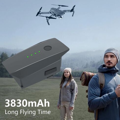 بطارية مافيك برو، ارتمان 11.4 فولت 3830mAh بطارية بديلة طيران ذكية، عبوة من قطعتين لدي جيه اي مافيك برو، دي جيه اي مافيك برو بلاتينيوم، دي جيه اي مافيك برو الباين وايت (غير مناسبة لمافيك 2) in Saudi Arabia