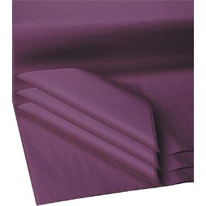 Flexicore Packaging| Gift Wrap Tissue Paper|15"x20"|100 Count (Plum Purple, 100 Sheets)