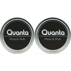 Quanta Organic All-Natural Hemp Muscle Rub - Relief for Joint and Muscle Soreness – Longer Lasting, Faster Acting and Deeply Penetrating (1 oz) - Pack of 2