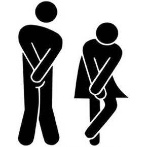 DIY Removable Man Woman Washroom Toilet Bathroom WC Sign, OYEFLY Door Accessories Wall Sticker Home Decor for Kids Living Room Home Decoration (Black)