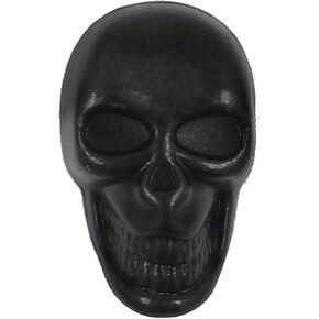 Bezelry 12 Pieces Small Skull Antique Brass Color Buttons. 16mmx10mm. (Antique Brass) in Kuwait