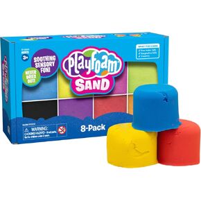 Educational Insights Playfoam Sand Sensory Set With Assorted Colors & 5 Tools, Play Sand, Sensory Toys For Kids, Gift For Boys & Girls, Ages 3+