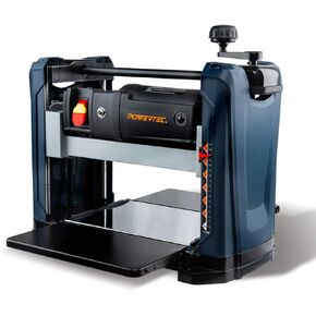 POWERTEC PL1252SB 12-1/2 in. 15 Amp Portable Benchtop Thickness Planer and Multi-Purpose Stand with Mobile Base for Woodworking, Comes with 2 Extra Replacement Planer Blades