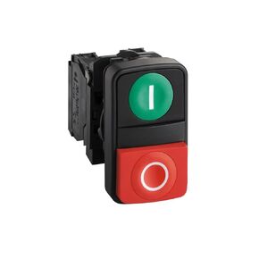 Schneider Electric Switch, Pushbutton, 1No/1Nc, 1.2A, 600V, Screw - XB5AL73415