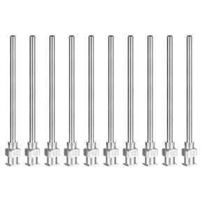 PATIKIL Blunt Tip Dispensing Needle 8G, 10 Pcs 2 Inch Stainless Steel Liquid Dispenser Needles with Lure Lock for Refilling Liquid Inks Adhesives Glue