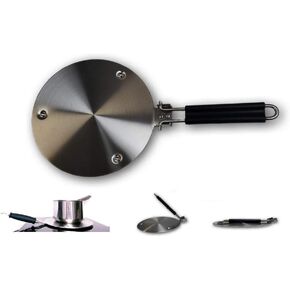 Induction Adapter Disk 9.5 Inch Heat Diffuser induction converter disk, Gas Heat Plate Glass Electric Stove Burner Diffuser Simmer