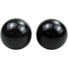 Black Tourmaline Crystal Spheres Ball 50-60mm - Healing Crystals Decor for Meditation, Chakra Alignment, Yoga,Gifts Collection - 1.97-2.36 inches
