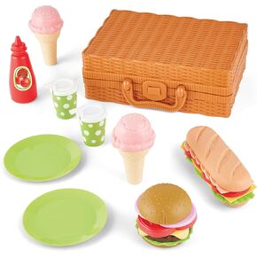 Kidoozie Lunch for Two Picnic Set - Spark Imaginative Feasts with Play Food Fun - The Perfect Indoor or Outdoor Playset for Ages 2+