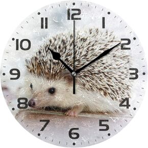 Tropical Seashells Starfish Beach Wall Clock Non Ticking Silent Art Clock for Living Room Bedroom Office School Home Decor