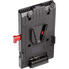 HEDBOX UNIX-4X - V-Mount Battery Adapter Plate, 3X D-Tap & USB, with Power Out Cable - 4-Pin XLR Connector in Kuwait
