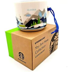 Starbucks Alaska You Are Here Ornament Rare 2oz Cup