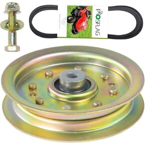 3 Pack 753-08171 Idler Pulley Kit with 954-0349 Belt 954-04122 Belt Replaces 756-04129B Idler Pulley 4.25, Troy Bilt Pulley 753-08171, 756-04129 Idler Pulley 756-04129, 753 08171, 753-08068