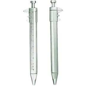 2 Pcs Gel Pen Vernier Caliper 10cm Metric Shock-proof Measuring Tool Multifunctional Caliper Vernier Caliper Metric Shock-proof Caliper Ruler vernier caliper Digital Calipers Dimensional Measurement